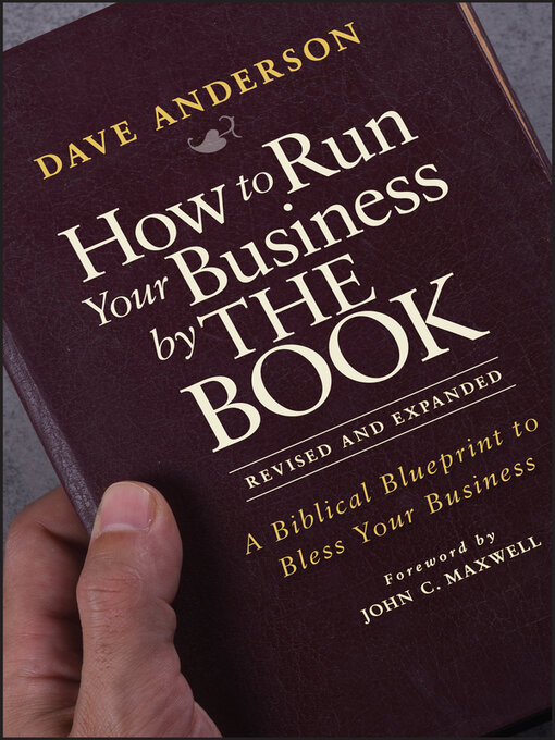 Title details for How to Run Your Business by THE BOOK by Dave Anderson - Available
